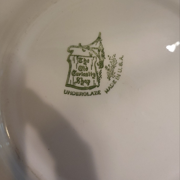 Vintage Old Curiosity Shop Restaurant Ware Dinner Plate - Picture 3 of 4